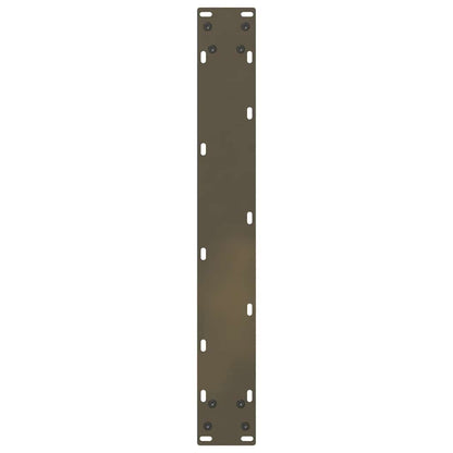 Gambe per tavolo da pranzo forma U 2 pz naturale 70x(72-73) cm