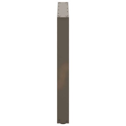 Gambe Tavolo Pranzo a U 2 pz 90x(72-73) cm Acciaio - homemem39