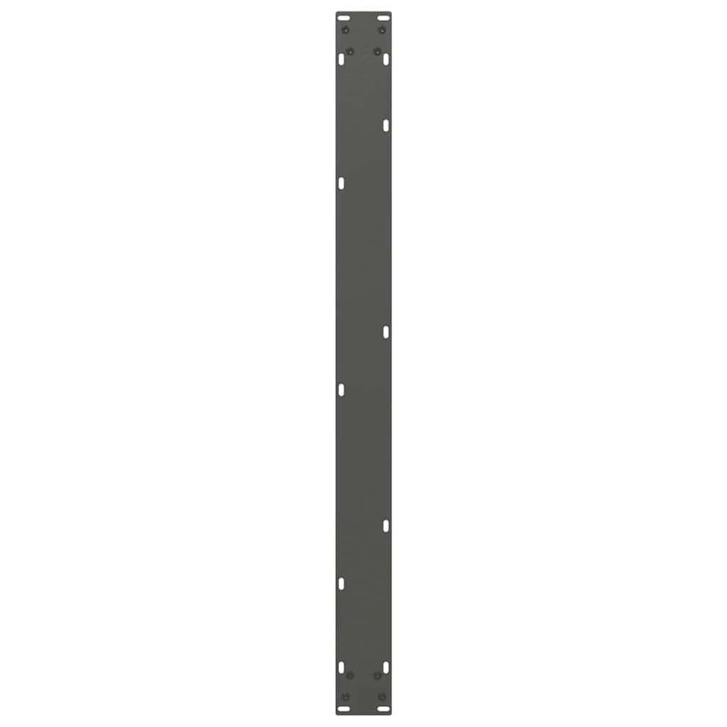 Gambe per tavolo da pranzo forma U 2 pz Antracite 100x(72-73)cm