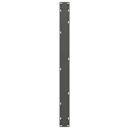 Gambe per tavolo da pranzo forma U 2 pz Antracite 100x(72-73)cm