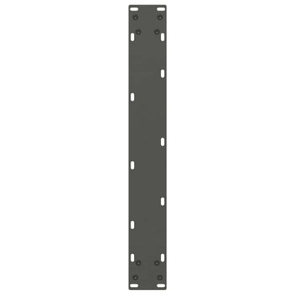 Gambe Tavolino Caffè a U 3 pz Antracite 70x(72-73)cm in Acciaio - homemem39