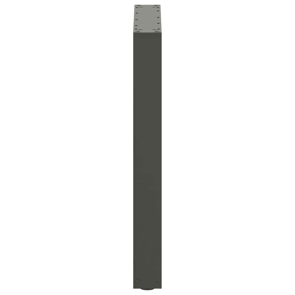Gambe Tavolino Caffè a U 3 pz Naturale 70x(72-73) cm in Acciaio - homemem39