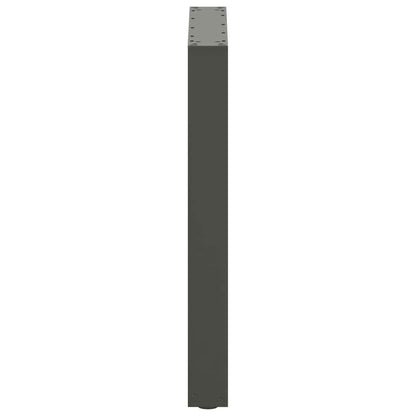 Gambe Tavolino Caffè a U 3 pz Naturale 70x(72-73) cm in Acciaio - homemem39