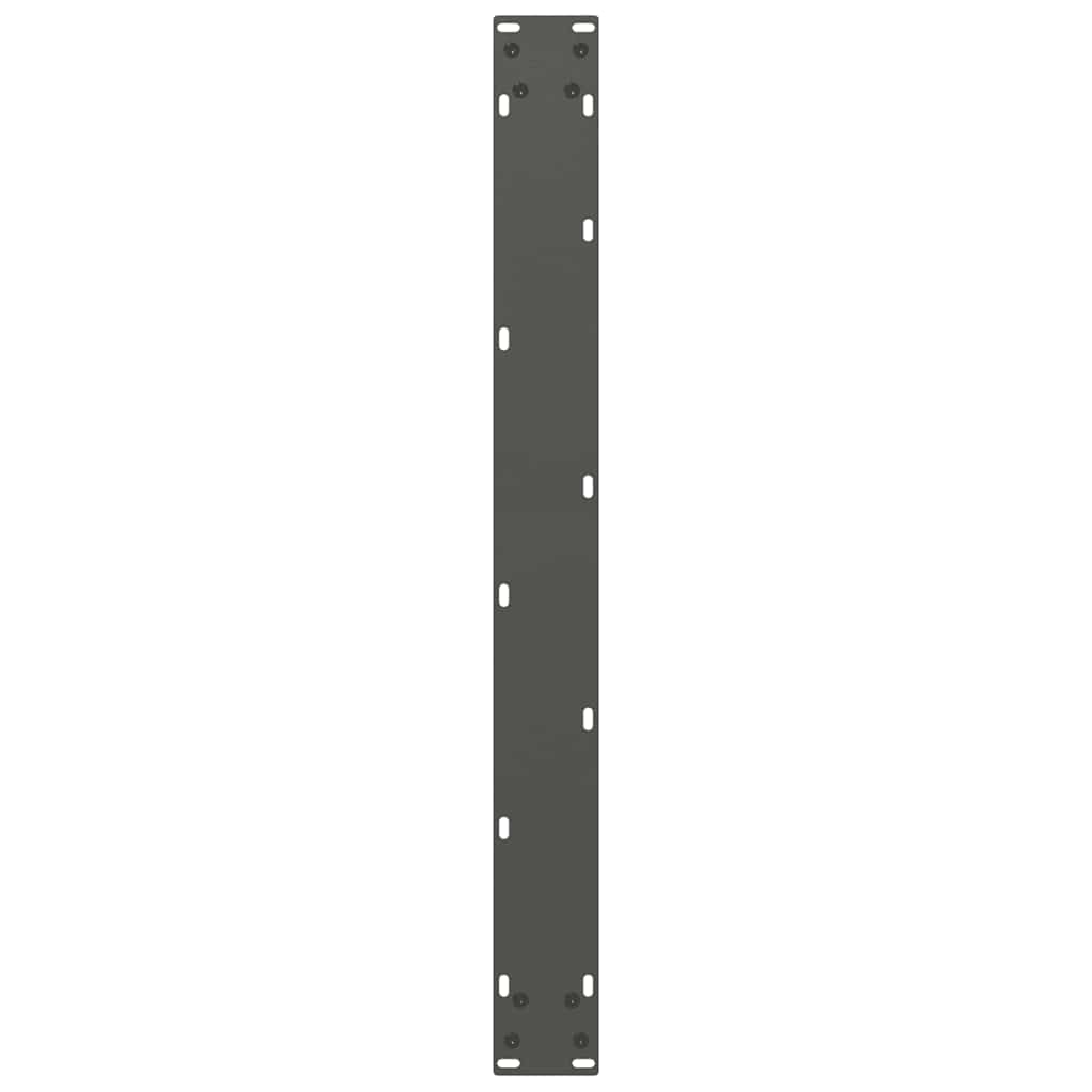 Gambe per tavolo da pranzo forma U 3 pz Antracite 80x(72-73) cm