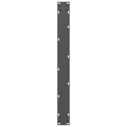 Gambe per tavolo da pranzo forma U 3 pz Antracite 80x(72-73) cm