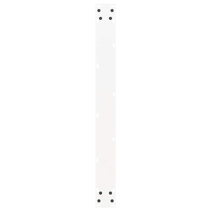 Gambe Tavolino da Caffè a U 3 pz Bianco 90x(72-73) cm Acciaio - homemem39