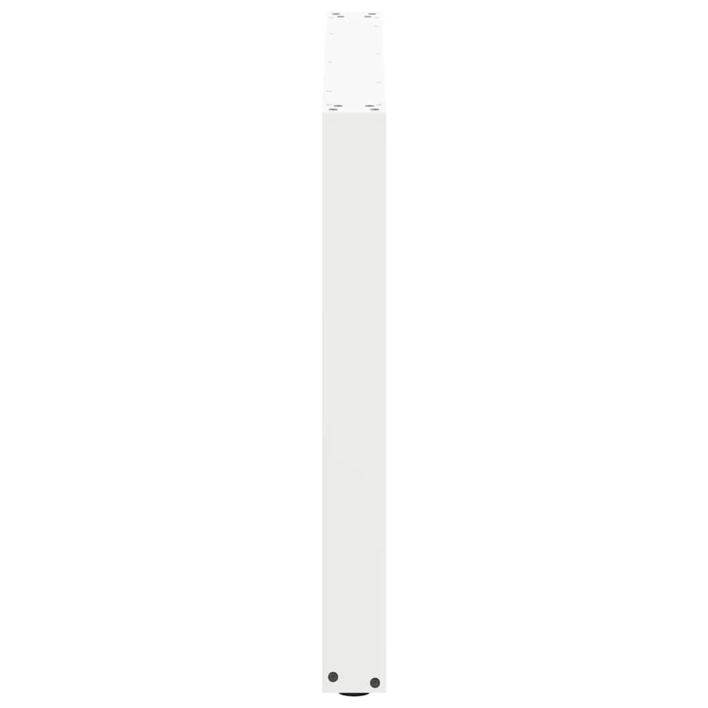Gambe per tavolo da pranzo forma U 3 pz bianche 100x(72-73) cm