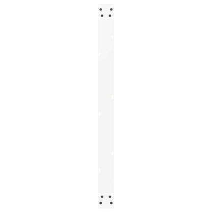 Gambe per tavolo da pranzo forma U 3 pz bianche 100x(72-73) cm