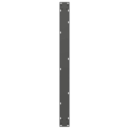 Gambe Tavolo Pranzo a U 2 pz Antracite 100x(72-73)cm in Acciaio - homemem39