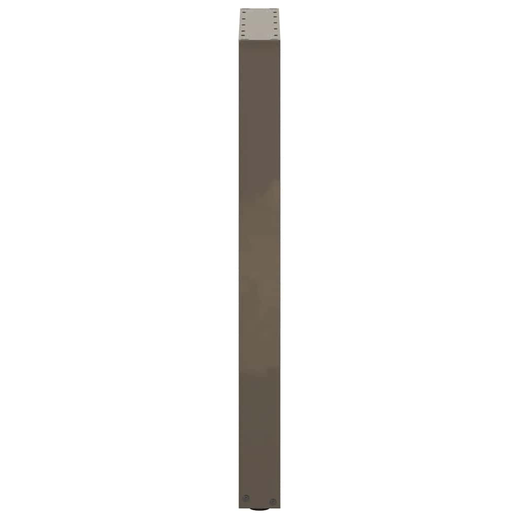 Gambe Tavolino Caffè a U 2 pz 40x(90-91) cm in Acciaio - homemem39