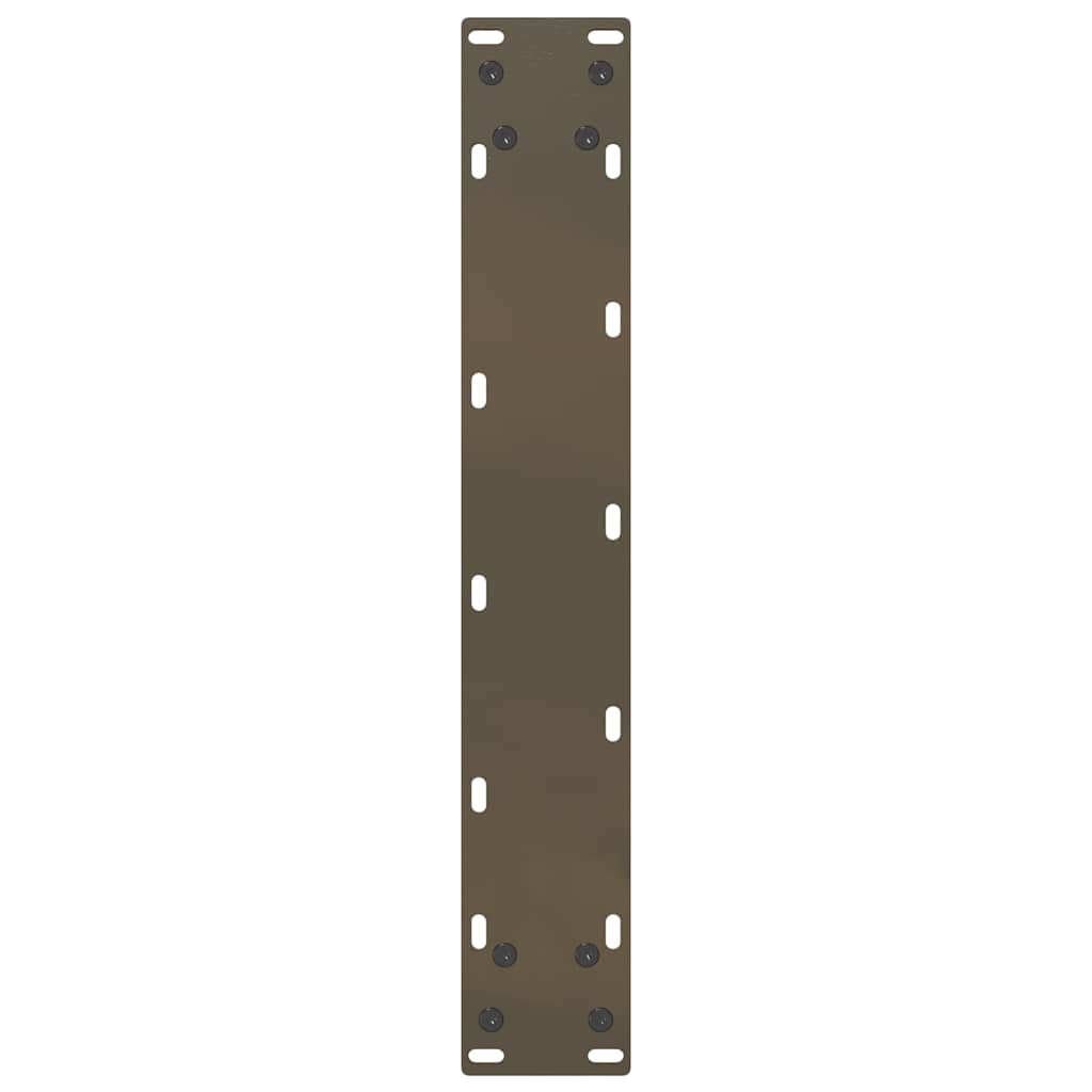Gambe Tavolino Caffè a U 2 pz 40x(90-91) cm in Acciaio - homemem39