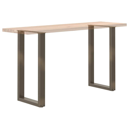 Gambe Tavolino Caffè a U 2 pz 40x(90-91) cm in Acciaio - homemem39