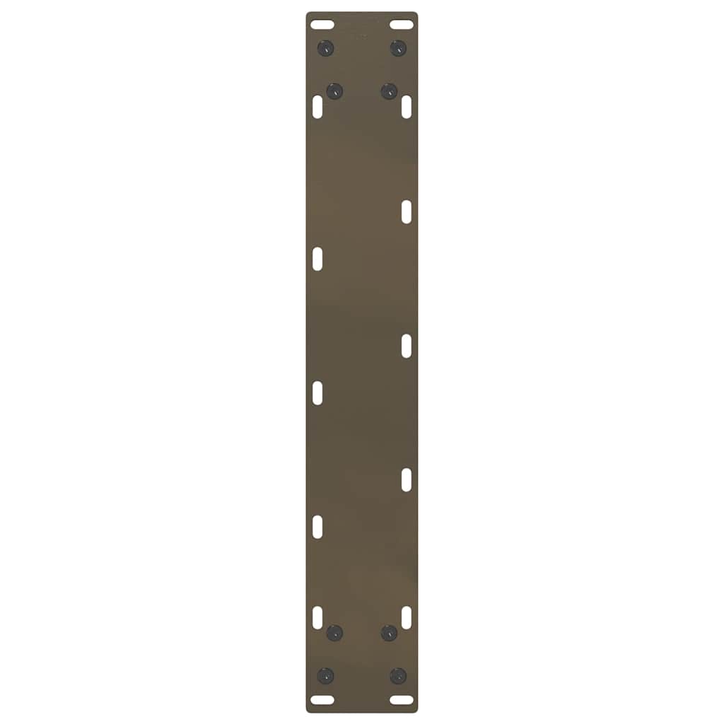Gambe Tavolino Caffè a U 2 pz 50x(90-91) cm in Acciaio - homemem39