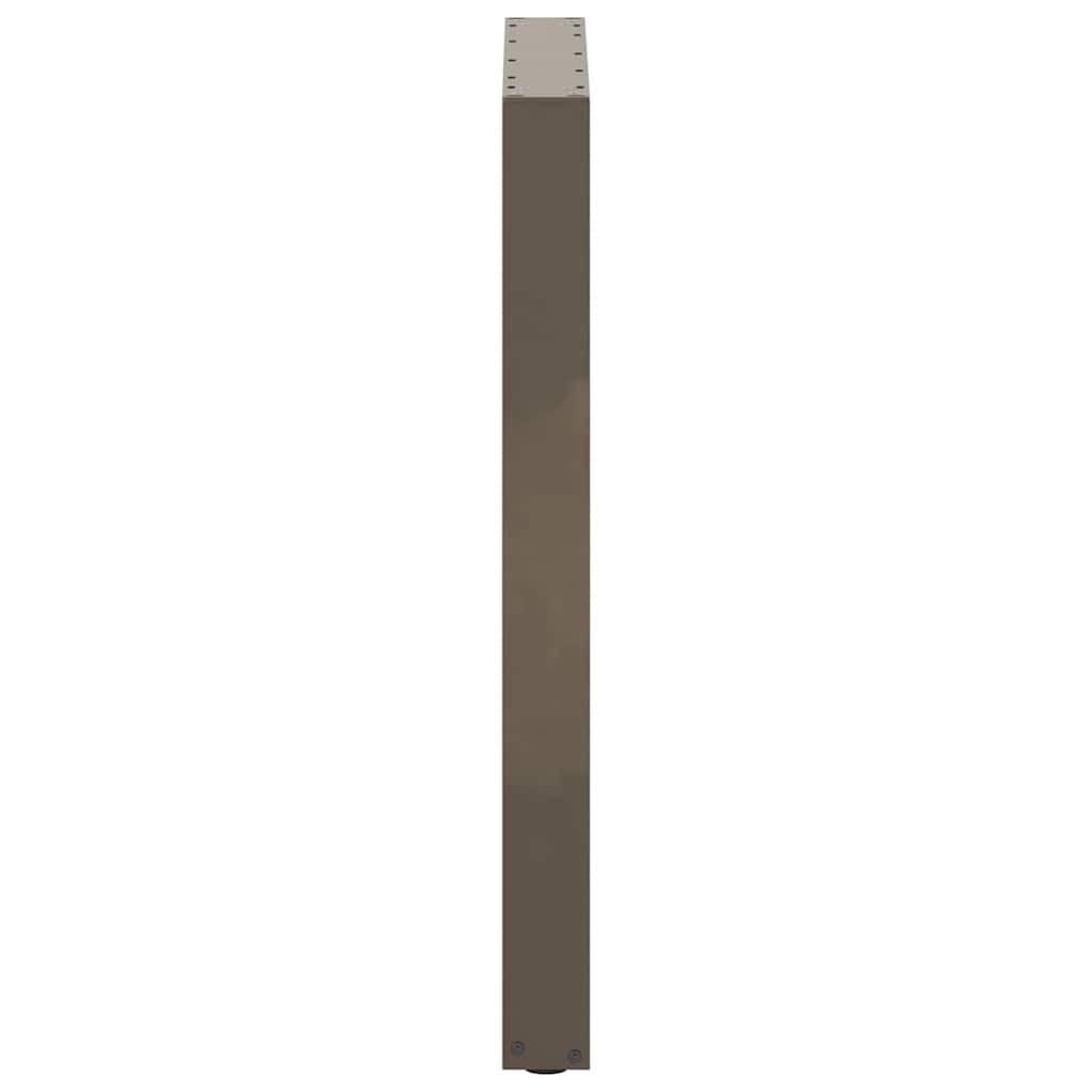 Gambe Tavolino Caffè a U 2 pz 60x(90-91) cm in Acciaio - homemem39