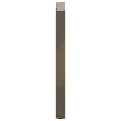 Gambe Tavolino Caffè a U 2 pz 60x(90-91) cm in Acciaio - homemem39