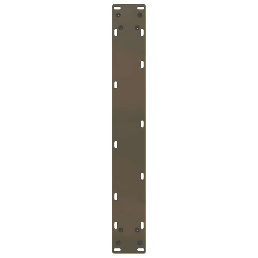 Gambe Tavolino Caffè a U 2 pz 60x(90-91) cm in Acciaio - homemem39