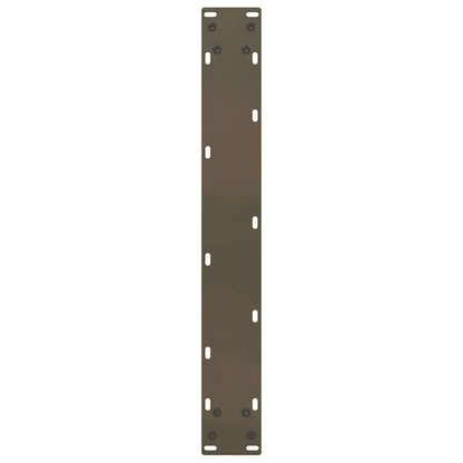 Gambe Tavolino Caffè a U 2 pz 60x(90-91) cm in Acciaio - homemem39