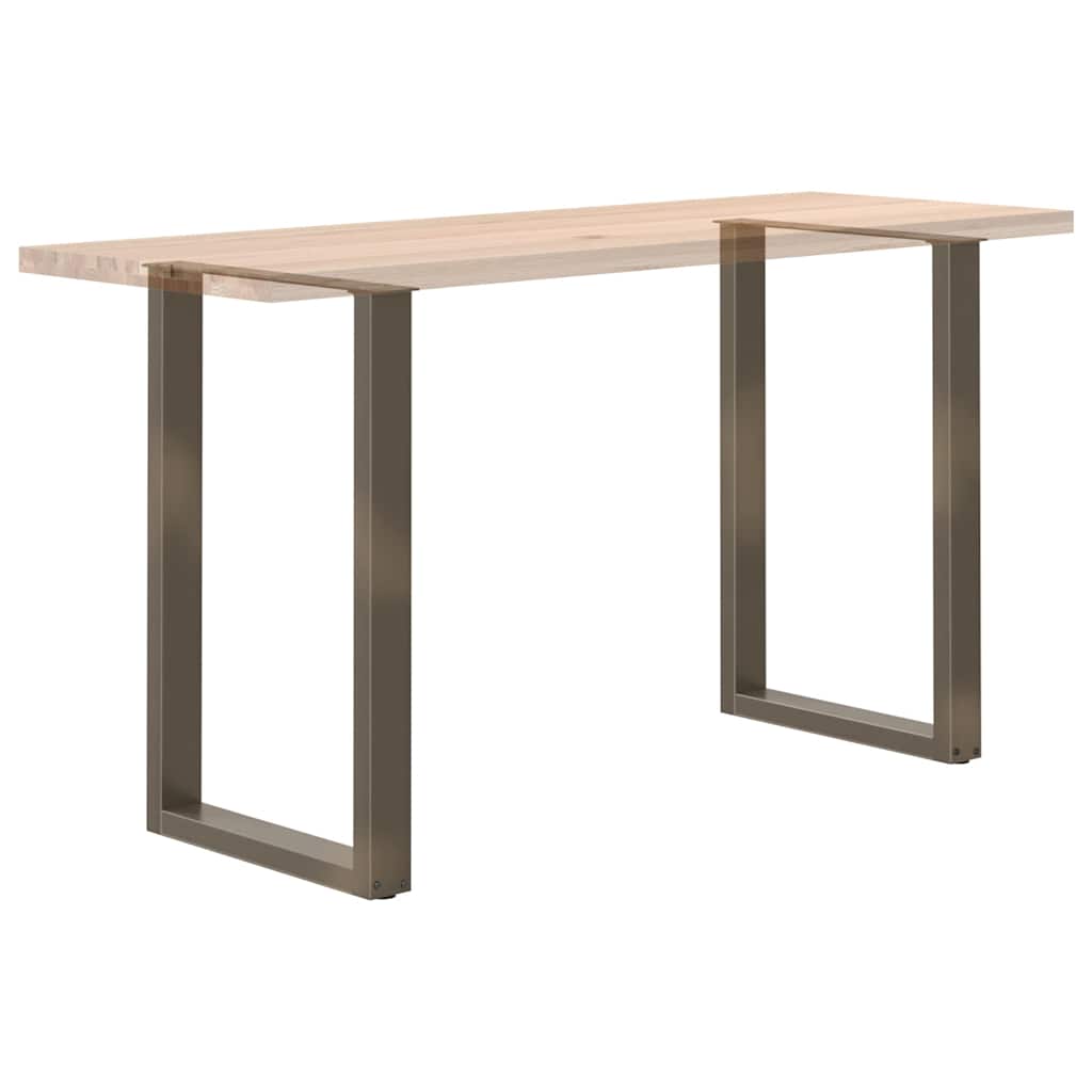 Gambe Tavolino Caffè a U 2 pz 60x(90-91) cm in Acciaio - homemem39