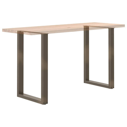 Gambe Tavolino Caffè a U 2 pz 60x(90-91) cm in Acciaio - homemem39