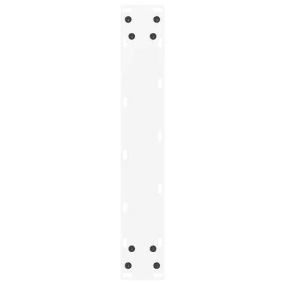 Gambe per tavolo da bar forma U 2 pz bianche 40x(100-101) cm