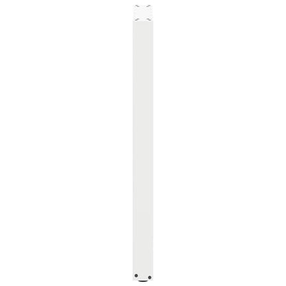 Gambe per tavolo da bar forma U 2 pz bianche 50x(100-101) cm