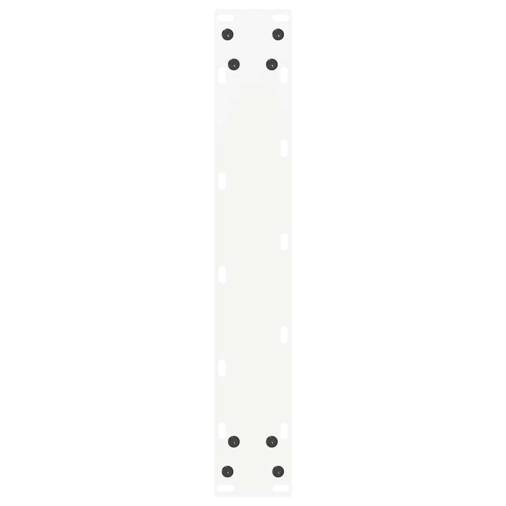 Gambe per tavolo da bar forma U 2 pz bianche 50x(100-101) cm