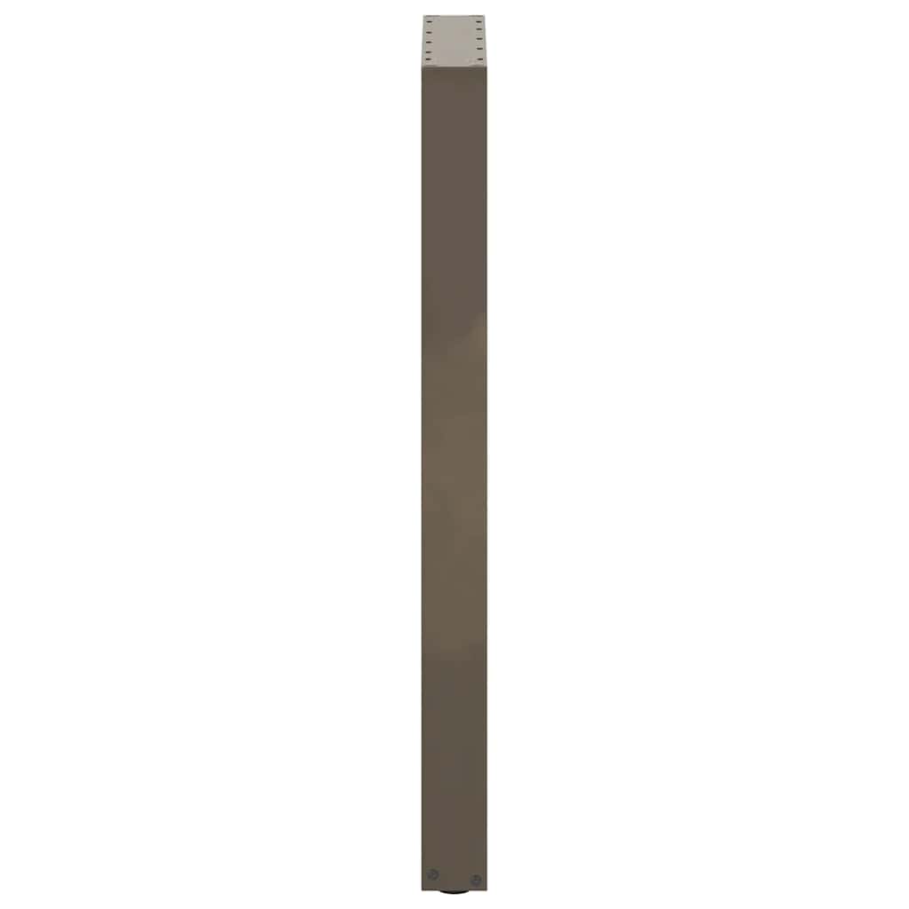 Gambe Tavolino Caffè a U 2 pz 50x(100-101) cm in Acciaio - homemem39