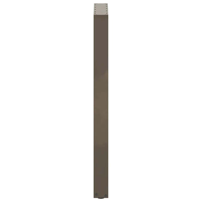 Gambe Tavolino Caffè a U 2 pz 50x(100-101) cm in Acciaio - homemem39
