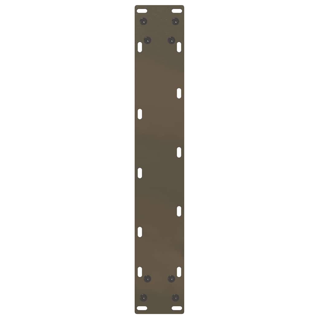 Gambe Tavolino Caffè a U 2 pz 50x(100-101) cm in Acciaio - homemem39