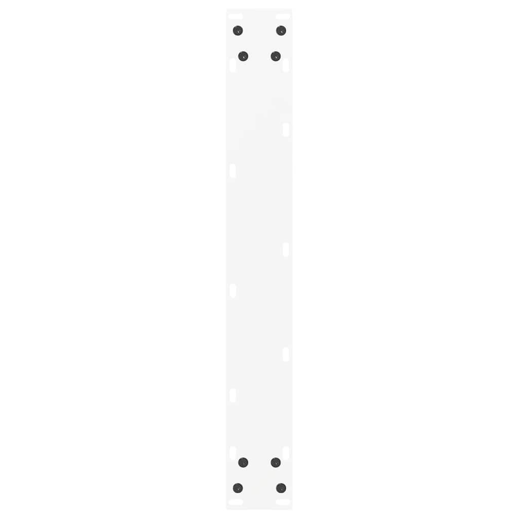 Gambe per tavolo da bar forma U 2 pz bianche 60x(100-101) cm