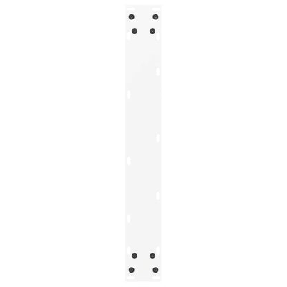 Gambe per tavolo da bar forma U 2 pz bianche 60x(100-101) cm