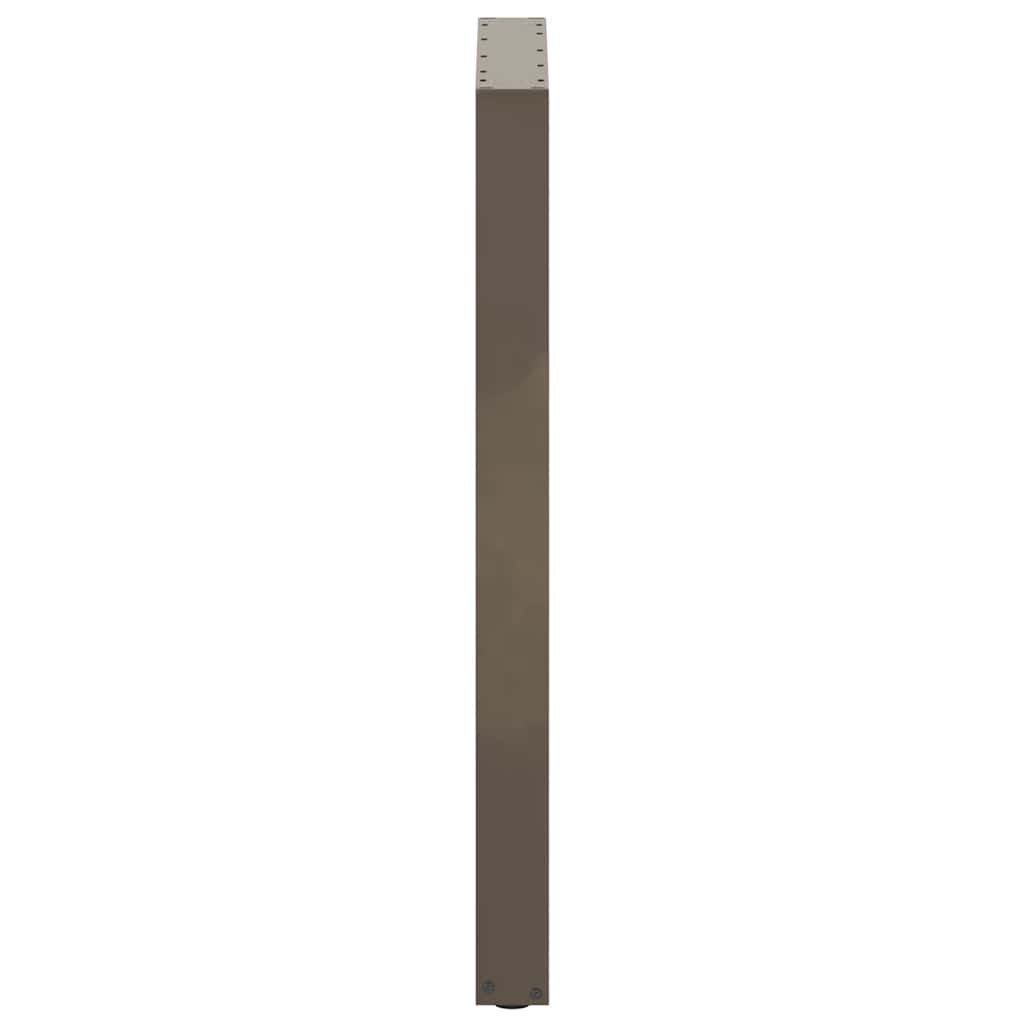 Gambe Tavolino Caffè a U 2 pz 60x(100-101) cm in Acciaio - homemem39