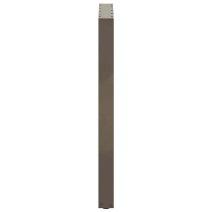 Gambe Tavolino Caffè a U 2 pz 60x(100-101) cm in Acciaio - homemem39