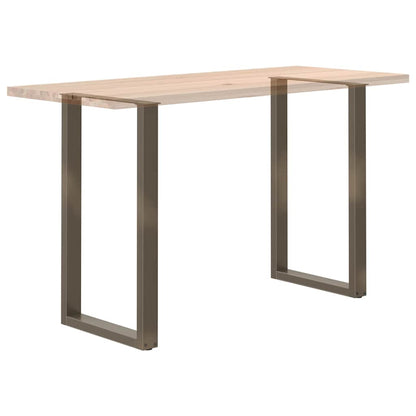 Gambe Tavolino Caffè a U 2 pz 60x(100-101) cm in Acciaio - homemem39