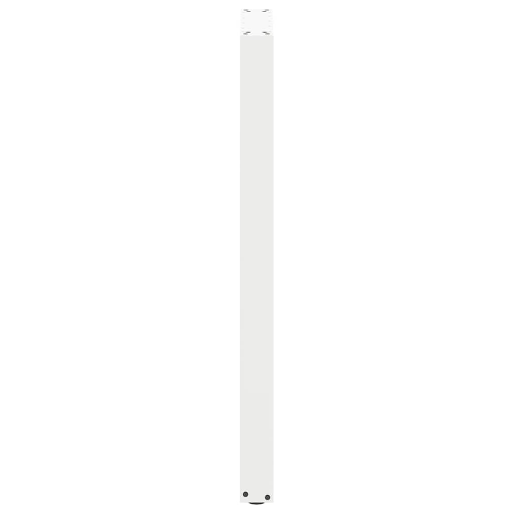 Gambe per tavolo da bar forma U 2 pz bianche 40x(110-111) cm