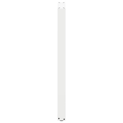 Gambe per tavolo da bar forma U 2 pz bianche 40x(110-111) cm
