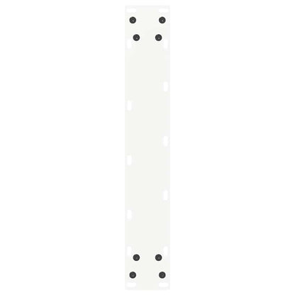 Gambe per tavolo da bar forma U 2 pz bianche 40x(110-111) cm