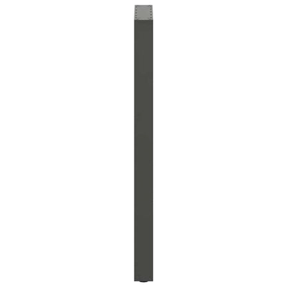 Gambe Tavolino Caffè a U 2 pz Antracite 50x(110-111) cm Acciaio