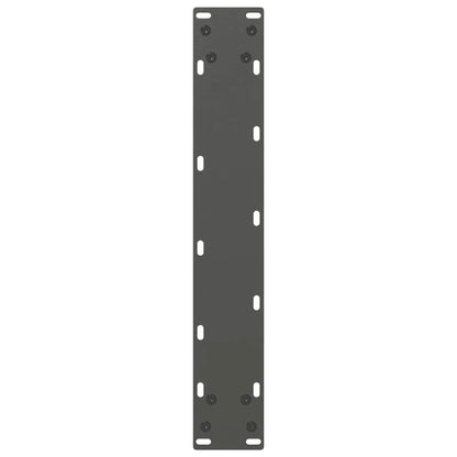 Gambe Tavolino Caffè a U 2 pz Antracite 50x(110-111) cm Acciaio