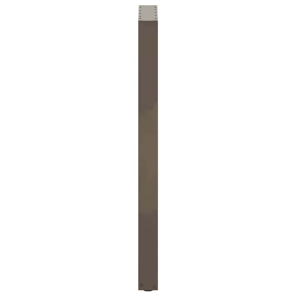 Gambe Tavolino Caffè a U 2 pz 50x(110-111) cm in Acciaio - homemem39