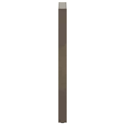 Gambe Tavolino Caffè a U 2 pz 50x(110-111) cm in Acciaio - homemem39