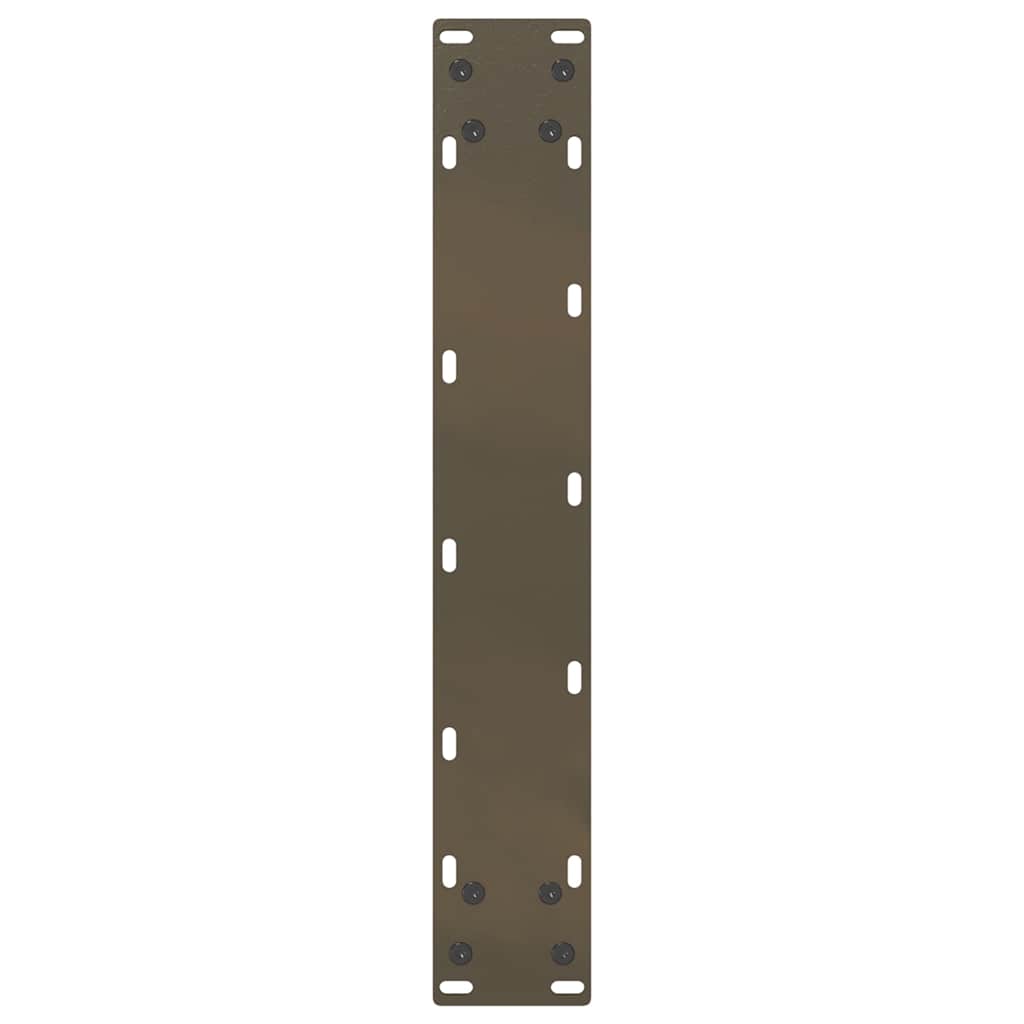 Gambe Tavolino Caffè a U 2 pz 50x(110-111) cm in Acciaio - homemem39