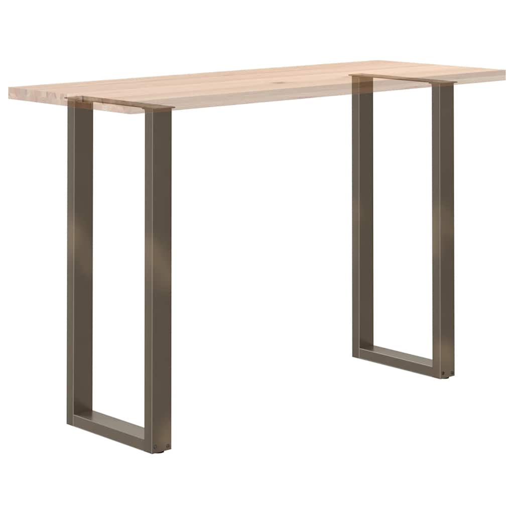Gambe Tavolino Caffè a U 2 pz 50x(110-111) cm in Acciaio - homemem39