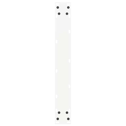 Gambe per tavolo da bar forma U 2 pz bianche 60x(110-111) cm