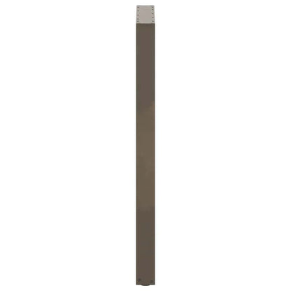 Gambe Tavolino Caffè a U 2 pz 60x(110-111) cm in Acciaio - homemem39