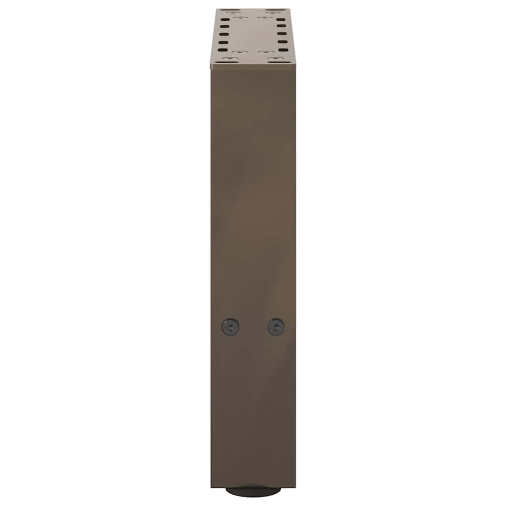 Gambe per Tavolino da Caffè Naturale 2 pz 30x(30-31) cm Acciaio - homemem39