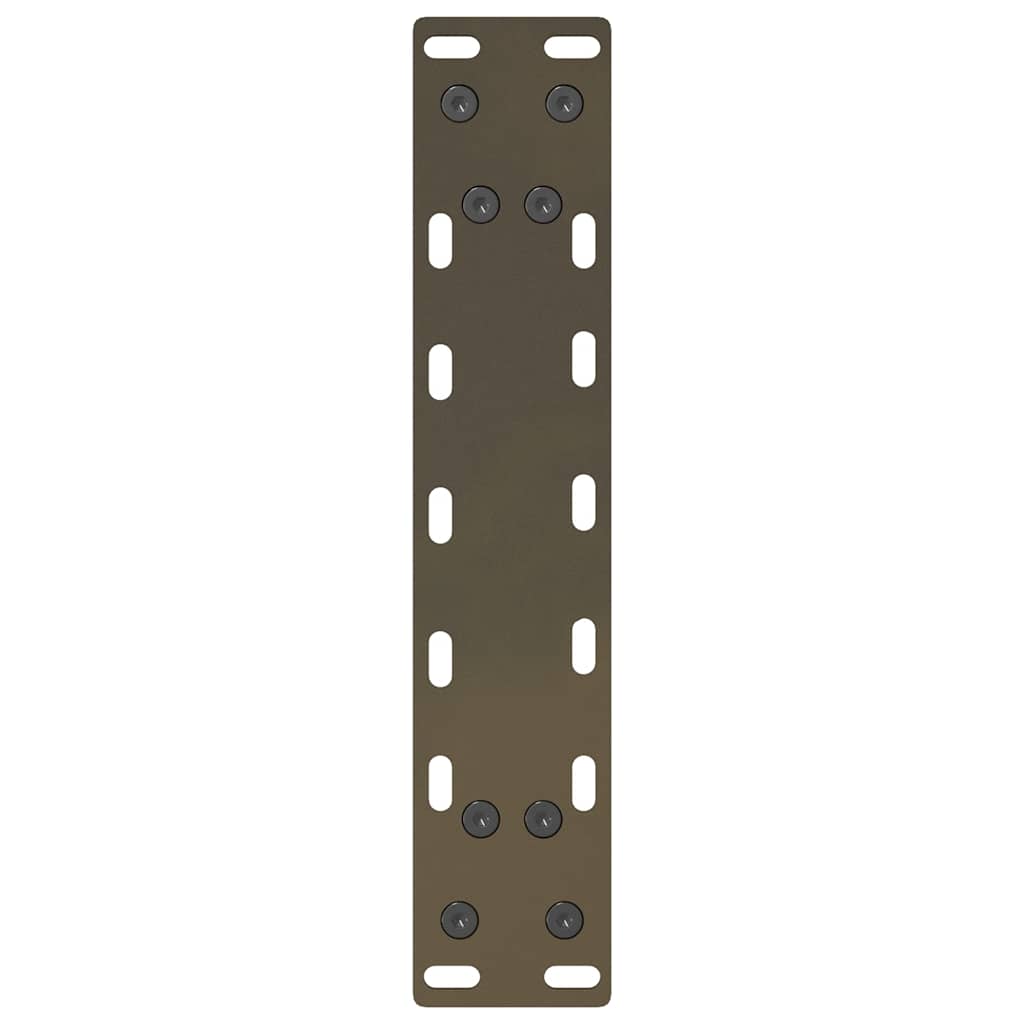 Gambe per Tavolino da Caffè Naturale 2 pz 30x(30-31) cm Acciaio - homemem39
