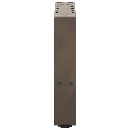 Gambe per Tavolino da Caffè Naturale 2 pz 40x(30-31)cm Acciaio - homemem39