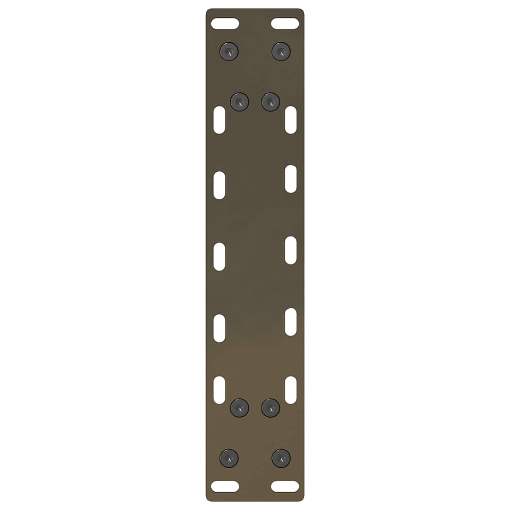 Gambe per Tavolino da Caffè Naturale 2 pz 40x(30-31)cm Acciaio - homemem39