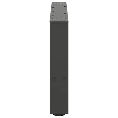 Gambe per Tavolino da Caffè Antracite 2 pz 50x(30-31)cm Acciaio - homemem39